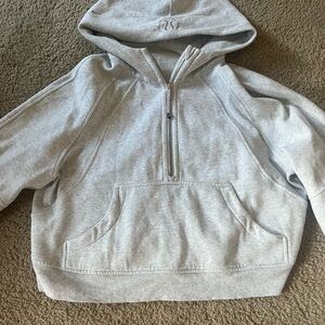 Lululemon Athletica Gray Hoodie Sweater